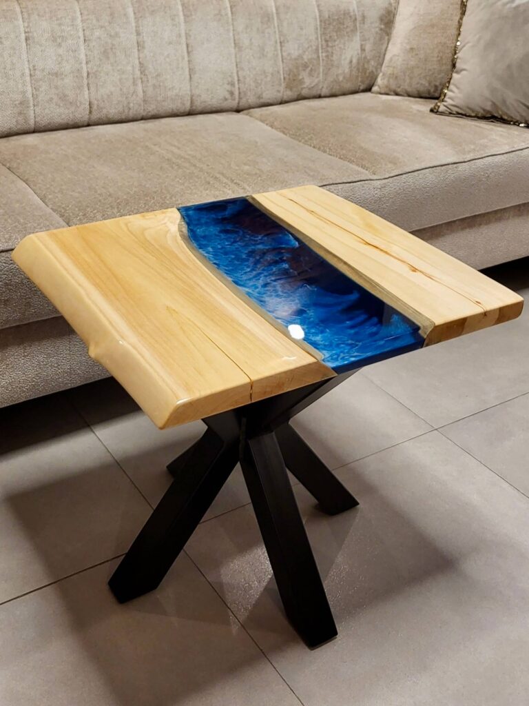 Stoły z drewna żywicy i stali na zamówienie. Deskaprofeska Białystok